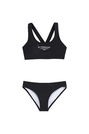 Slip e bikini nero con logo GIVENCHY KIDS | H3121809B